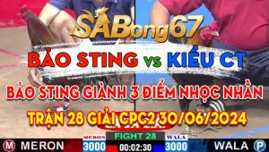 Trận 28 Giải CPC2 30/06/2024 - Bảo Sting Lấy 3 Điểm Đầu Tiên Nhọc Nhằn