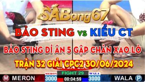 Trận 32 Giải CPC2 30/06/2024 - Bảo Sting Dí Bạc Ăn 5 Gặp Chân Xạo Lờ