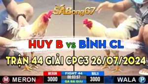 Trận 44 Giải CPC3 26/07/2024 - Anh Huy B Đối Đầu Anh Bình Cao Lãnh