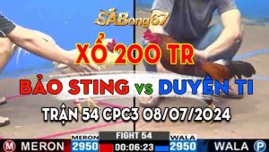 Trận 54 CPC3 08/07/2024 - Duyên Ti Lấy Lại Những Gì Đã Mất Từ Bảo Sting