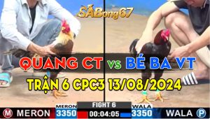 Trận 6 CPC3 13/08/2024 - Anh Bé Ba Đưa Gà Cú Xịn Vào Thì Khỏi Bàn