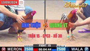 Trận 15 CPC3 13/09/2024 Anh Thiện Đá Xổ Anh Quang VT