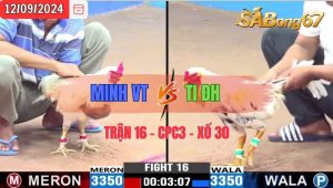 Trận 16 CPC3 12/09/2024 Anh Minh VT Đá Xổ Anh Ti ĐH