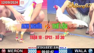 Trận 18 CPC1 12/09/2024 Anh Nghĩa Đá Xổ Anh Thế Lộc