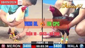 Trận 18 CPC3 08/09/2024 Anh Vinh Bảo Lộc Đá Xổ Anh Un CPC