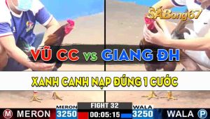 Trận 32 CPC3 07/10/2024 - Gà Anh Giang Đức Hòa Canh Nạp Đúng 1 Cước