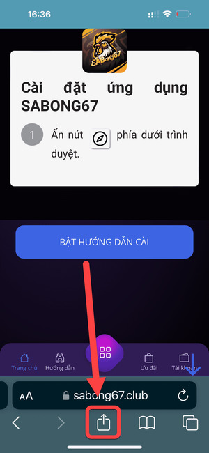 bật hướng dẫn cài đặt